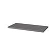 LINNMON - Table top, dark grey, 100x45 cm