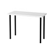 ADILS/LINNMON - Table, white/black, 100x45 cm