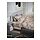 LUKTJASMIN - sarung duvet dan sarung bantal, abu-abu krem, 150x200/50x80 cm | IKEA Indonesia - PH196284_S1