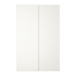 HASVIK pair of sliding doors, white, 150x236 cm | IKEA Indonesia