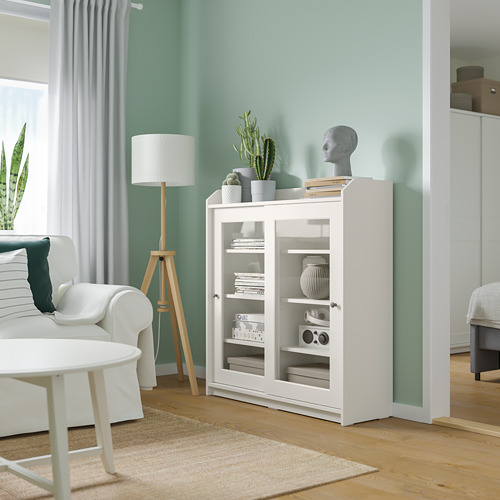HAUGA kabinet pintu kaca