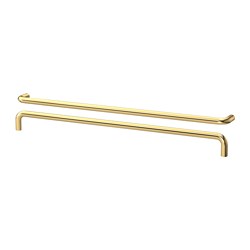 BAGGANÄS - Handle, brass-colour, 335 mm