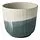 SAGOGRYN - pot tanaman, abu-abu/buatan tangan, 9 cm | IKEA Indonesia - PE878267_S1