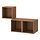 EKET - wall-mounted cabinet combination, walnut effect, 105x35x70 cm | IKEA Indonesia - PE878300_S1