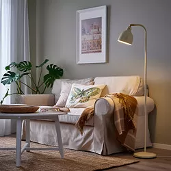 RÖDFLIK - Lampu lantai/baca, krem muda