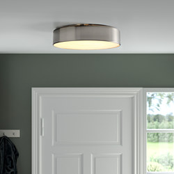 VIRRMO - LED ceiling lamp, nickel-plated, 36 cm 800 lm