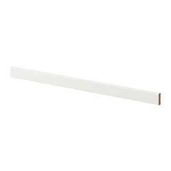 FÖRBÄTTRA - Strip dekorasi/lis profil membulat, putih, 221 cm