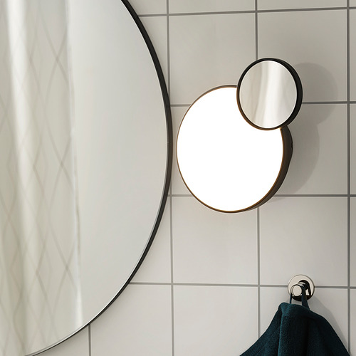 KABOMBA lampu dinding LED dengan cermin