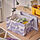 TJENA - storage box with lid, patterned/lilac white, 25x35x20 cm | IKEA Indonesia - PE946362_S1