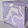 TJENA - storage box with lid, patterned/lilac white, 25x35x20 cm | IKEA Indonesia - PE946363_S1