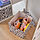 TJENA - storage box with lid, patterned/black white, 32x35x32 cm | IKEA Indonesia - PE946368_S1