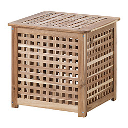 HOL - Side table, acacia, 50x50 cm