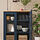 SKRUVBY - kabinet dengan pintu kaca, hitam-biru, 70x90 cm | IKEA Indonesia - PE878477_S1