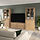 TONSTAD - kombinasi penyimpanan TV, veneer kayu oak/kaca bening, 342x47x201 cm | IKEA Indonesia - PE916677_S1