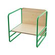 SMÅSKRAKE - Multi-functional child chair/table, green