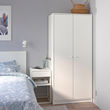 KLEPPSTAD - Wardrobe with 2 doors, white, 79x176 cm