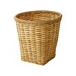 TRUMMIS - Wastepaper basket, handmade rattan