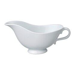 UPPLAGA - Gravy boat, white, 0.3 l
