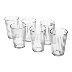 VARDAGEN - Glass, clear glass, 31 cl