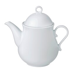 UPPLAGA - Teapot, white, 1.2 l