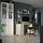 BILLY/OXBERG bookcase with panel/glass doors