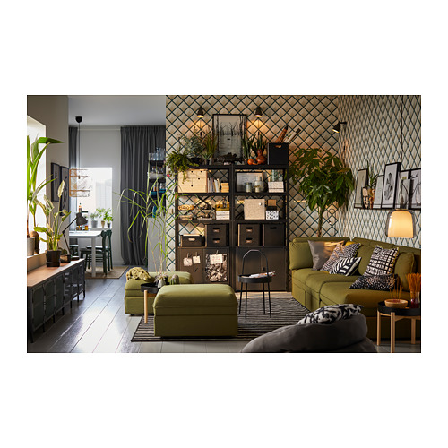 BROR shelving unit with cabinets