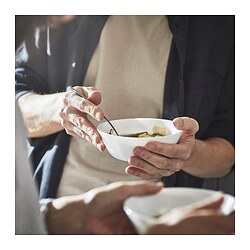 OFTAST - Bowl, white, 15 cm