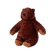 DJUNGELSKOG - Soft toy, brown bear, 28 cm