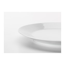 IKEA 365+ - Plate, white, 20 cm