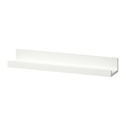 MOSSLANDA - Picture ledge, white, 55 cm