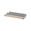 KOMPLEMENT - Pull-out tray with shoe insert, white stained oak effect/light grey, 100x58 cm