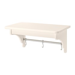 TORNVIKEN - Wall shelf, off-white, 50 cm