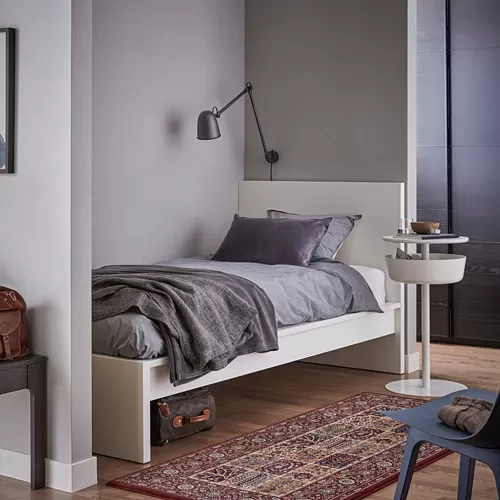 MALM rangka tempat tidur, tinggi