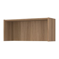 BILLY - Unit penambah ketinggian, efek kayu oak, 80x28x35 cm