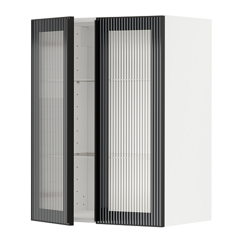 METOD kabinet dinding dg rak/2 pintu kaca