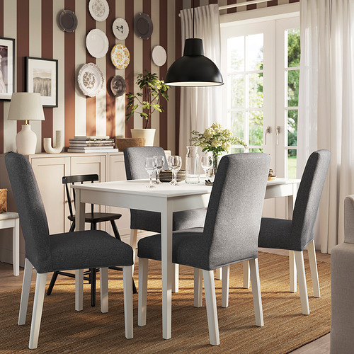 BERGMUND/NÄSINGE meja dan 4 kursi