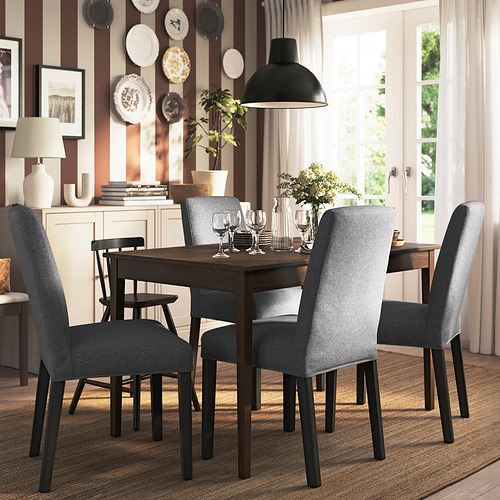 BERGMUND/NÄSINGE table and 4 chairs