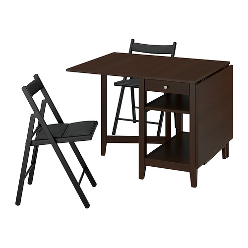 NÄSINGE/FRÖSVI table and 2 chairs