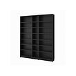 BILLY - Bookcase comb with extension units, black oak effect, 200x28x237 cm