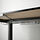BEKANT - desk sit/stand, black stained ash veneer/black, 160x80 cm | IKEA Indonesia - PE837765_S1