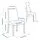 BERGMUND/STRANDTORP - meja dan 4 kursi, cokelat/Gunnared abu-abu medium, 150/205/260 cm | IKEA Indonesia - PE837770_S1
