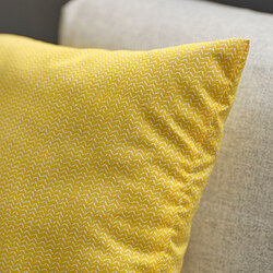 PROFETBLOMMA - Cushion, yellow, 40x40 cm