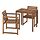 NÄMMARÖ - meja+2 kursi dg sdrn lgn, l.ruang, diwarnai cokelat muda, 75 cm | IKEA Indonesia - PE917203_S1
