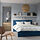 MALM - bed frame, high, blue, 180x200 cm | IKEA Indonesia - PE946885_S1