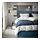 MALM - bed frame, high, w 2 storage boxes, blue/Luröy, 180x200 cm | IKEA Indonesia - PE946891_S1