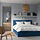 MALM - bed frame, high, w 2 storage boxes, blue, 180x200 cm | IKEA Indonesia - PE946892_S1