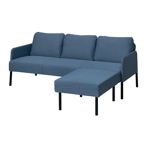 GLOSTAD sofa 3 dudukan dengan chaise longue