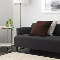 HEMLINGBY - 2-seat sofa, Knisa dark grey