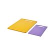 BERGTUNGA - Chopping board, set of 2, bright yellow/lilac