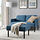 GLOSTAD - footstool, Knisa medium blue | IKEA Indonesia - PE917292_S1